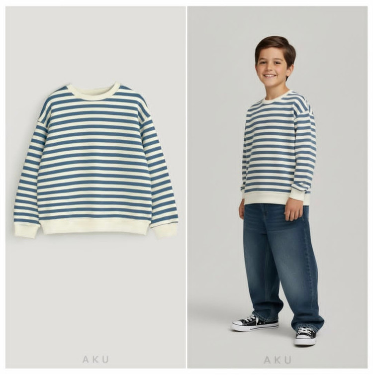 بلوز دورس راه راه AKU