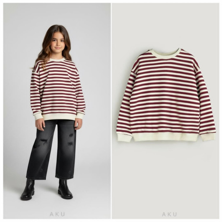 بلوز دورس راه راه AKU