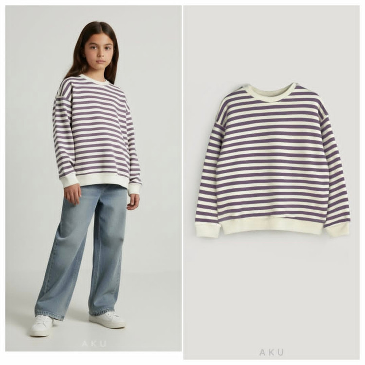 بلوز دورس راه راه AKU